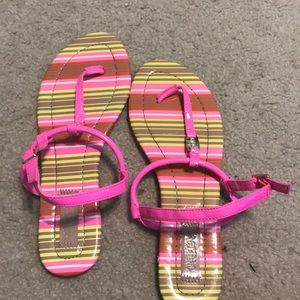 Multicolored sandals